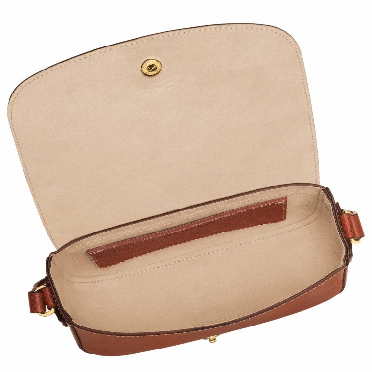 Women Leather Bags Longchamp Brown Épure S Crossbody Bag Brown - Leather - Image 5