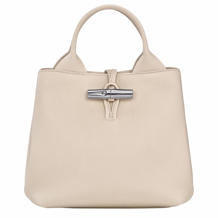 Women Leather Bags Longchamp Paper Le Roseau S Handbag Paper - Leather