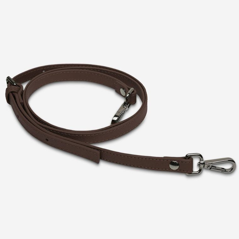 Women Leather Strap Thin - Cocoa Cocoa Bag Straps Status Anxiety - Image 2
