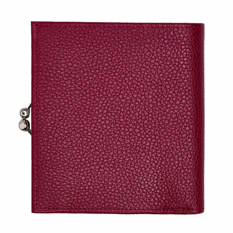 Women Leather Wallets Le Foulonné Compact Wallet Beetroot - Leather Beetroot Longchamp - Image 2