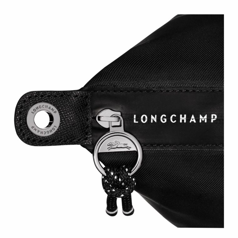 Women Longchamp Black Handbags Le Pliage Energy S Handbag Black - Recycled Canvas - Image 5