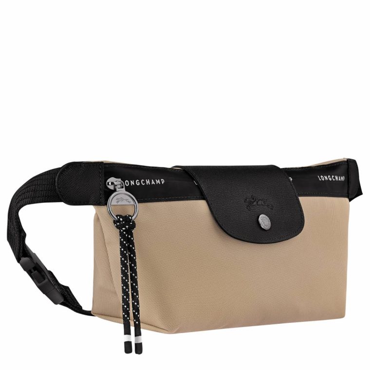 Women Longchamp Clay Le Pliage Energy M Belt Bag Clay - Canvas Belt Bags - Image 3
