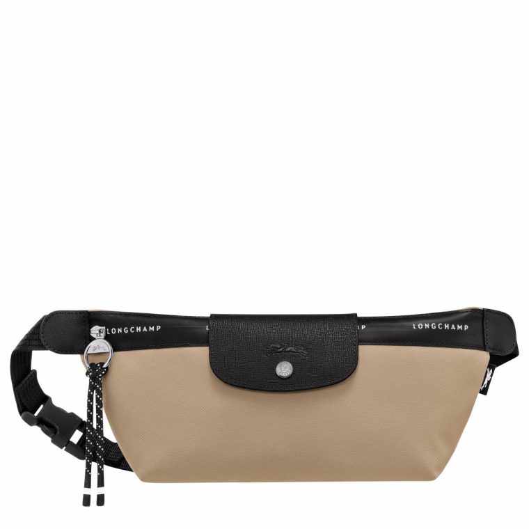 Women Longchamp Clay Le Pliage Energy M Belt Bag Clay - Canvas Belt Bags