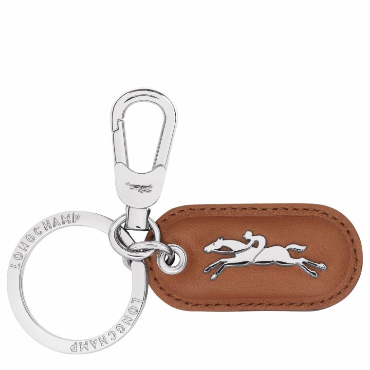 Women Longchamp Cognac Keyrings Le Pliage Xtra Keyring Cognac - Leather