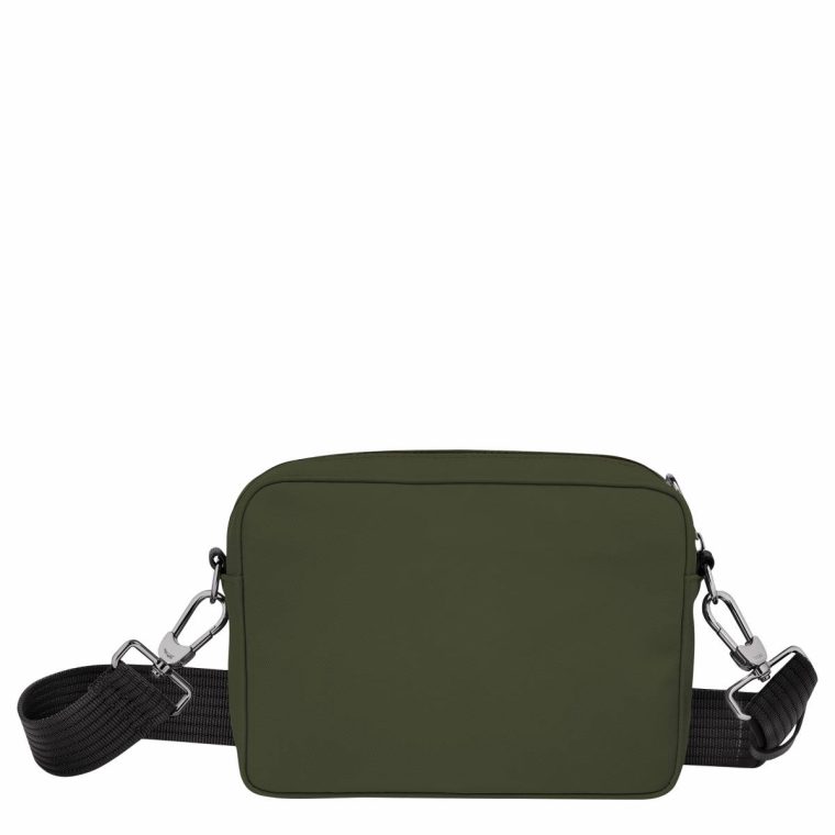 Women Longchamp Crossbody Bags Khaki Le Pliage Energy S Camera Bag Khaki - Recycled Canvas - Image 3