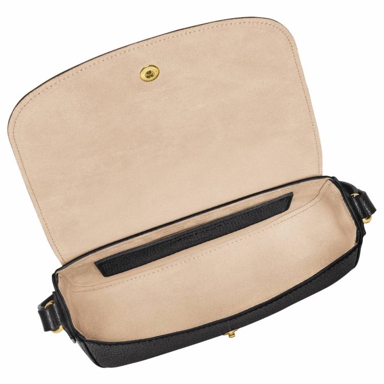 Women Longchamp Épure S Crossbody Bag Black - Leather Leather Bags Black - Image 5