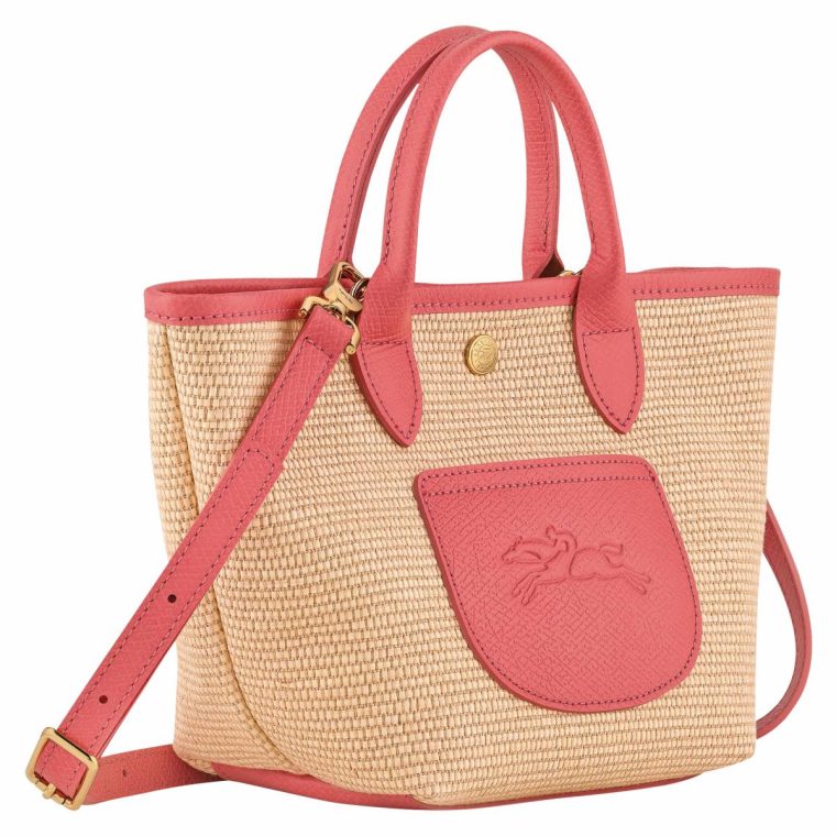 Women Longchamp Le Pliage Collection Xs Basket Bag Blush - Canvas Mini Bags Blush - Image 3
