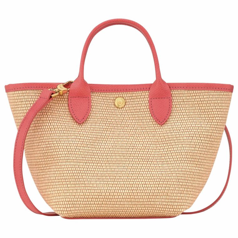 Women Longchamp Le Pliage Collection Xs Basket Bag Blush - Canvas Mini Bags Blush - Image 4