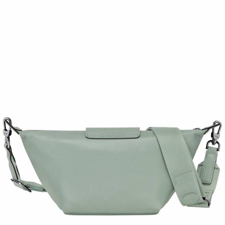 Women Longchamp Leather Bags Vervain Le Pliage Xtra Xs Crossbody Bag Vervain - Leather - Image 3