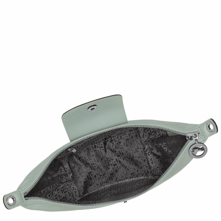 Women Longchamp Leather Bags Vervain Le Pliage Xtra Xs Crossbody Bag Vervain - Leather - Image 4