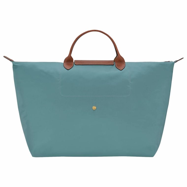Women Longchamp Travel Bags Eucalyptus Le Pliage Original L Travel Bag Eucalyptus - Recycled Canvas - Image 3