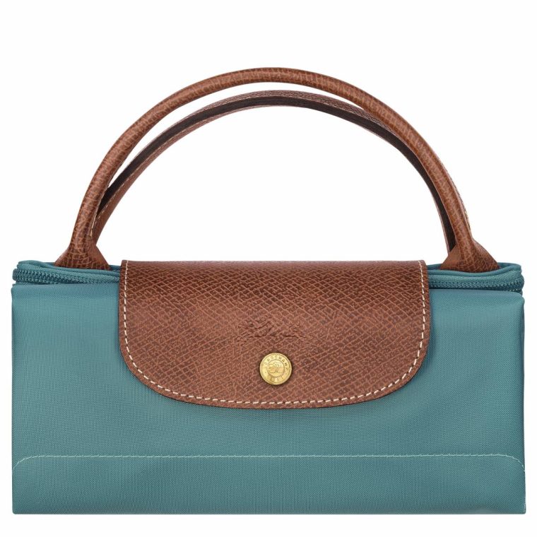 Women Longchamp Travel Bags Eucalyptus Le Pliage Original L Travel Bag Eucalyptus - Recycled Canvas - Image 5