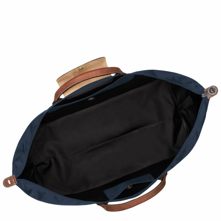 Women Longchamp Travel Bags Navy Le Pliage Original Xl Travel Bag Navy - Recycled Canvas - Image 4