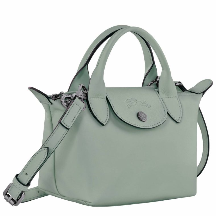 Women Longchamp Vervain Leather Bags Le Pliage Xtra Xs Handbag Vervain - Leather - Image 3