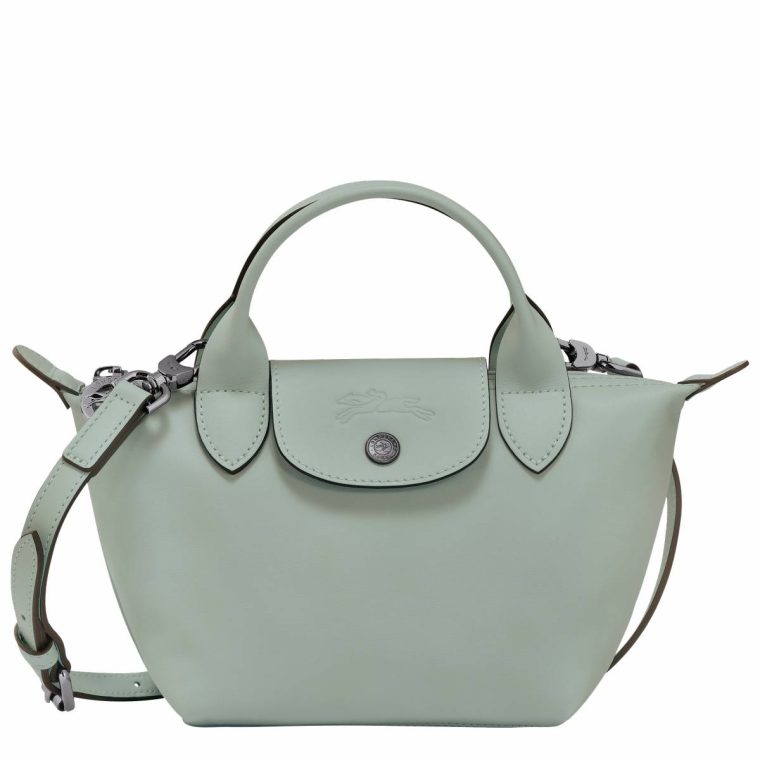 Women Longchamp Vervain Leather Bags Le Pliage Xtra Xs Handbag Vervain - Leather