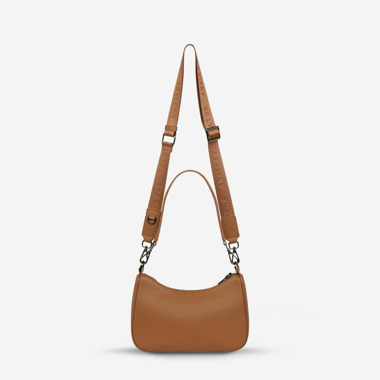 Women Look Both Ways Bag - Camel Handbags Status Anxiety Camel - Image 2