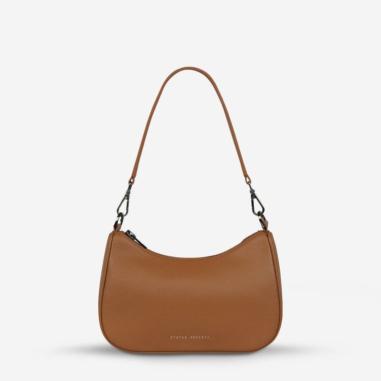 Women Look Both Ways Bag - Camel Handbags Status Anxiety Camel - Image 4