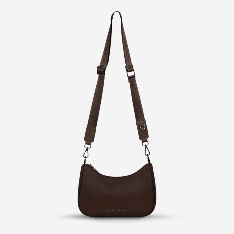 Women Look Both Ways Bag - Cocoa Status Anxiety Cocoa Handbags - Image 3