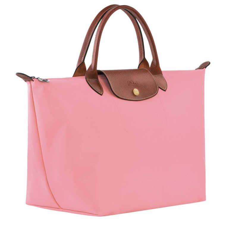 Women Marshmallow Le Pliage Original M Handbag Marshmallow - Recycled Canvas Longchamp Handbags