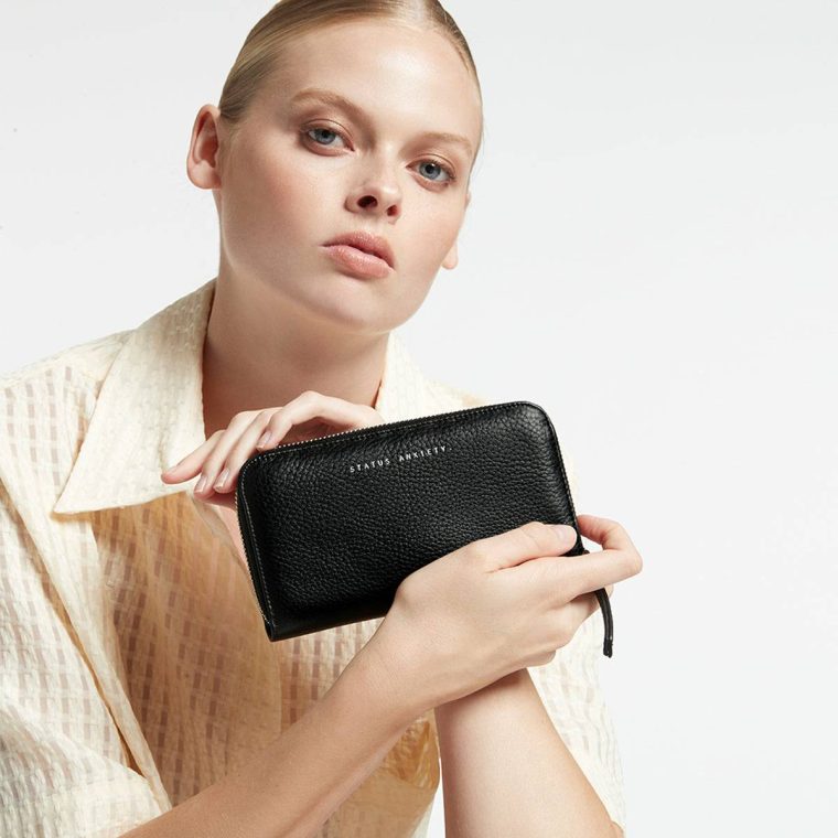 Women Medium Black Yet To Come Wallet - Black Status Anxiety - Image 5