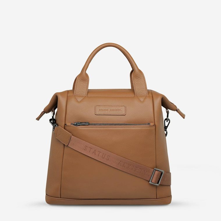 Women Mini Waves Bag - Camel Camel Baby Bags Status Anxiety