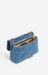 Women Moon Small Bag In Linen Made In Italy Vanessa Bruno Indigo Quilted Bags - Image 3