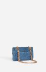 Women Moon Small Bag In Linen Made In Italy Vanessa Bruno Indigo Quilted Bags - Image 4
