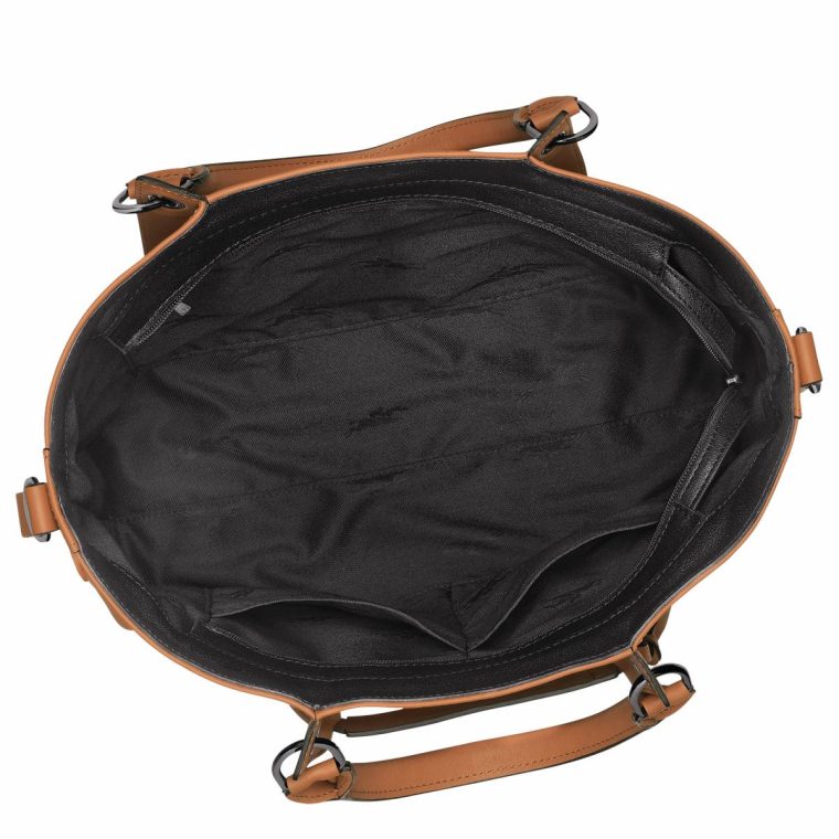 Women Natural Leather Bags Longchamp 3D L Handbag Natural - Leather - Image 5