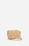 Women Natural Vanessa Bruno Raphia Medium Moon Bag Made In Madagascar Crossbody Bags - Image 3