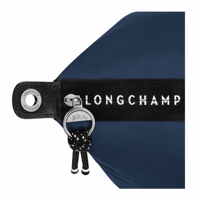 Women Navy Le Pliage Energy L Travel Bag Navy - Recycled Canvas Travel Bags Longchamp - Image 4