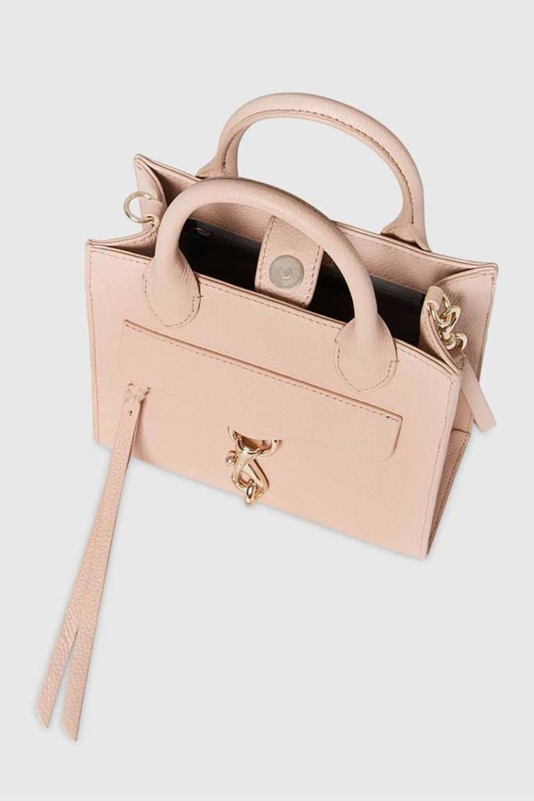 Women Nude Tote Bag Megan Mini Tote Rebecca Minkoff - Image 3