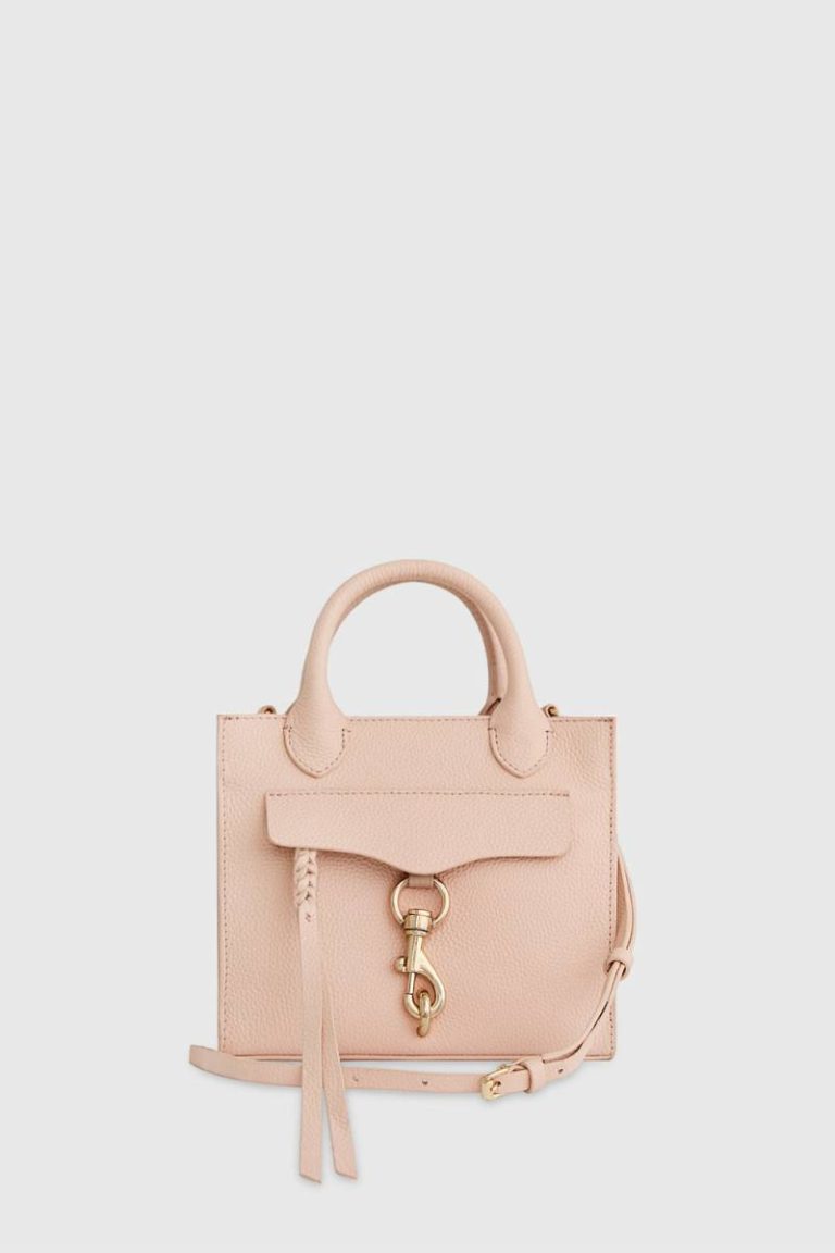Women Nude Tote Bag Megan Mini Tote Rebecca Minkoff