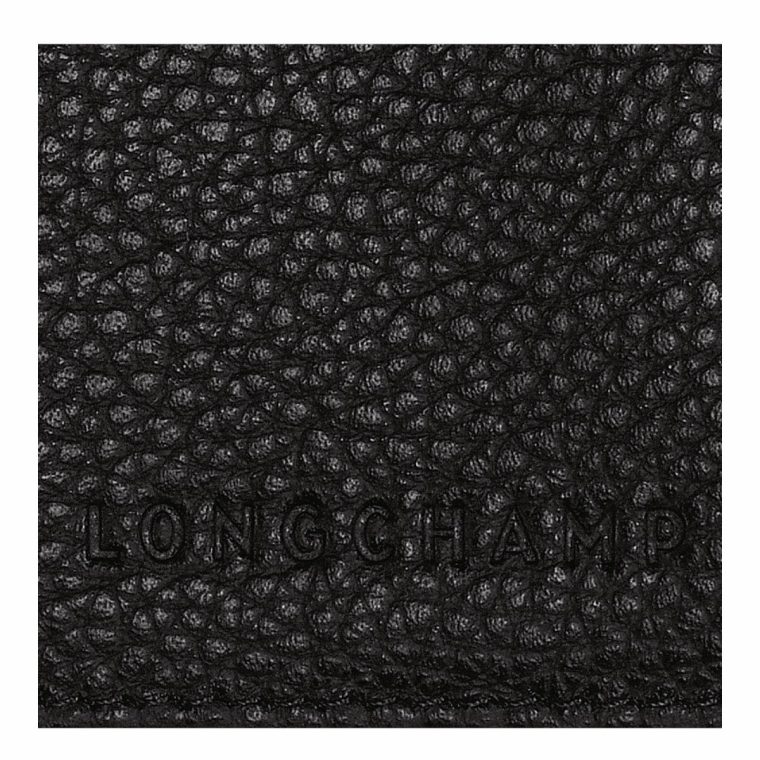 Women Pouches & Cases Le Foulonné Passport Cover Black - Leather Black Longchamp - Image 4