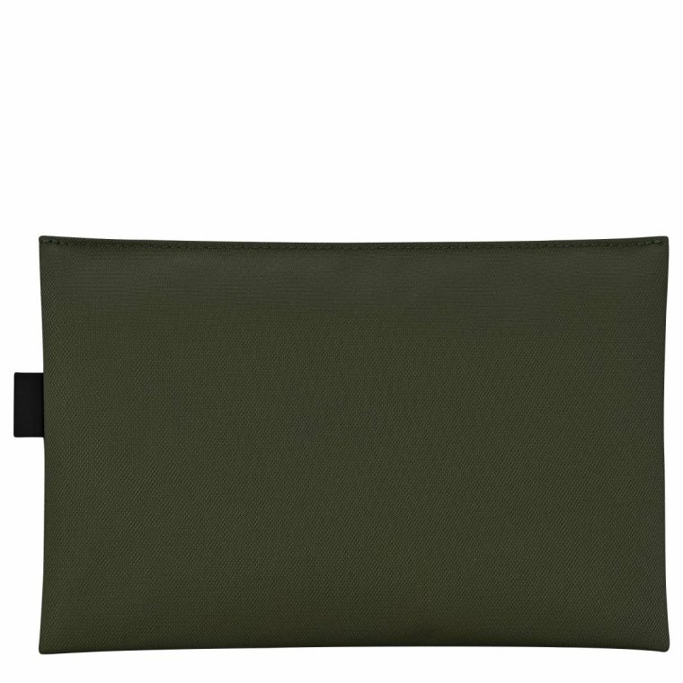 Women Pouches & Cases Longchamp Le Pliage Energy Pouch Khaki - Canvas Khaki - Image 3