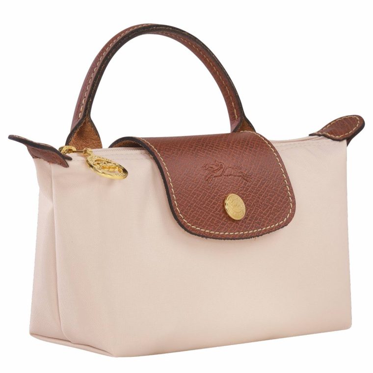 Women Pouches & Cases Longchamp Le Pliage Original Pouch With Handle Paper - Recycled Canvas Paper - Image 2