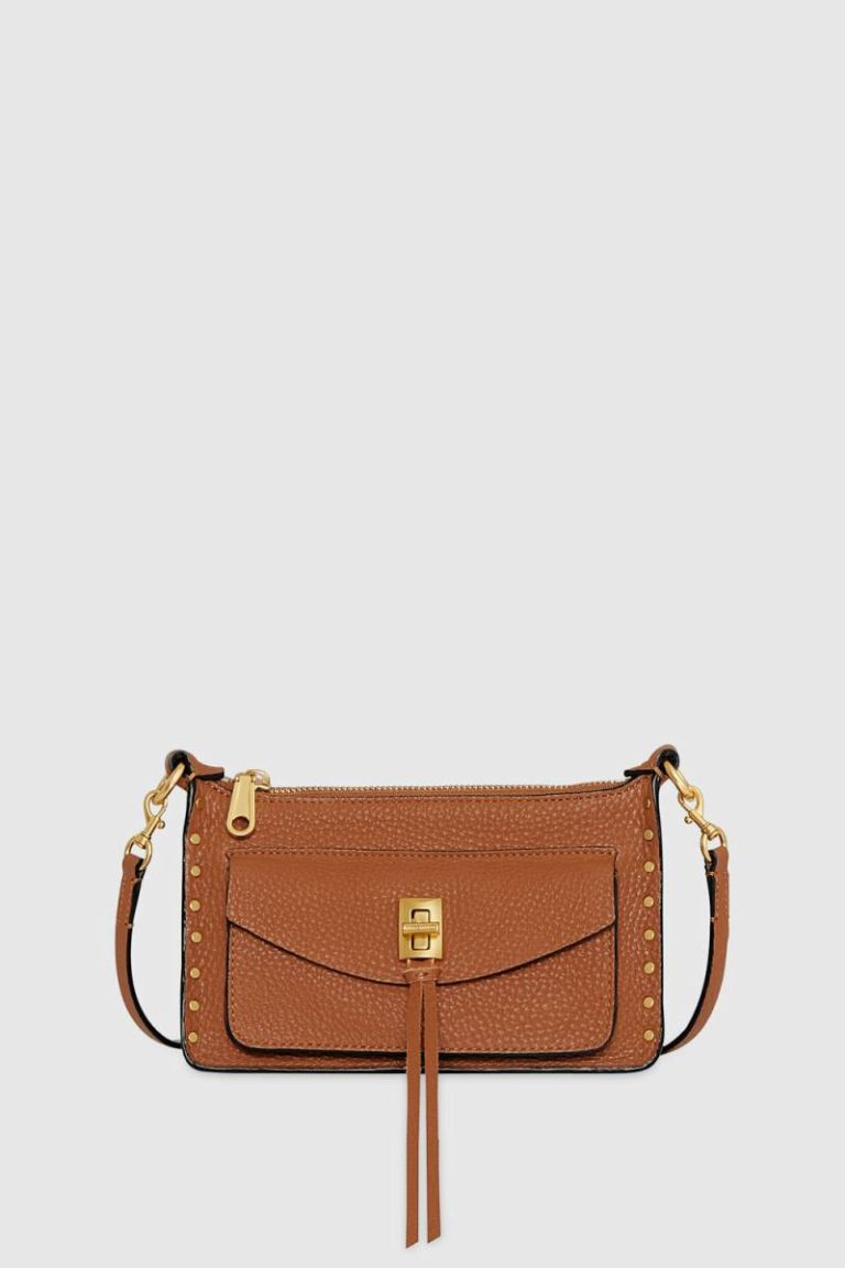 Women Rebecca Minkoff Caramello Darren Mini Top Zip Crossbody Crossbody Bag