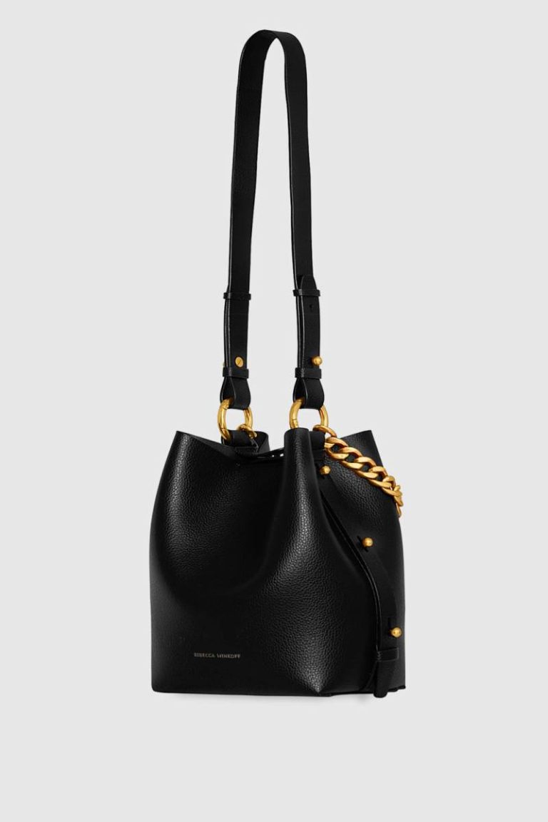 Women Rebecca Minkoff Kate Large Bucket Black Bucket Bag - Image 2