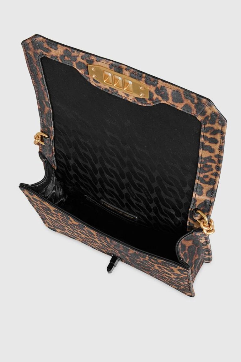Women Rebecca Minkoff Leopard Chevron Quilted Small Love Crossbody Crossbody Bag - Image 3