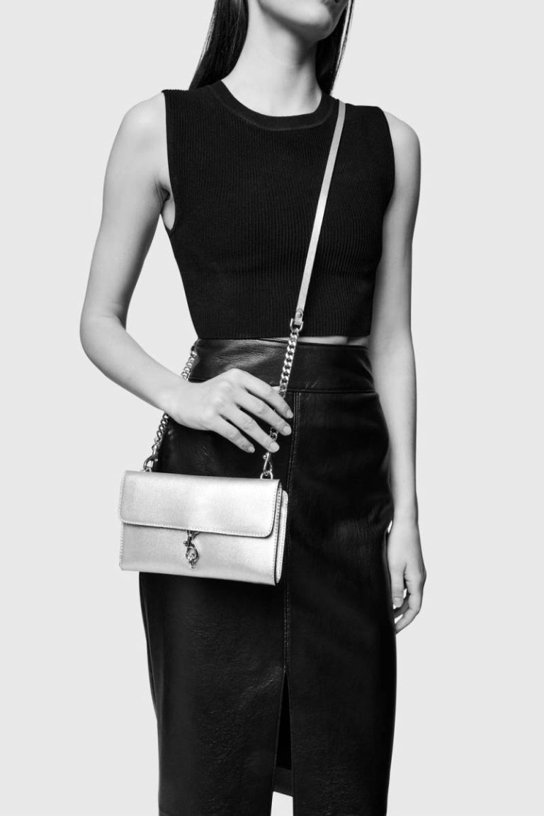 Women Rebecca Minkoff Megan Wallet On Chain Wallet Black - Image 5