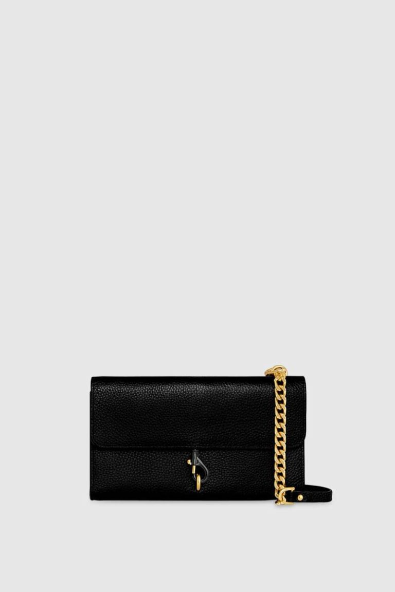 Women Rebecca Minkoff Megan Wallet On Chain Wallet Black