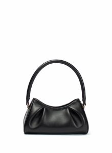 Women Small Dimple Leather Black Elleme Dimple Black