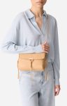 Women Small Lather Othilia Bag 100% Lamb Leather Vanessa Bruno Crossbody Bags Ochre - Image 2