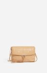 Women Small Lather Othilia Bag 100% Lamb Leather Vanessa Bruno Crossbody Bags Ochre