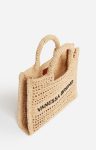 Women Small Raphia Basket In Raffia Vanessa Bruno Baskets Sable Noir - Image 3