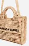 Women Small Raphia Basket In Raffia Vanessa Bruno Baskets Sable Noir - Image 4