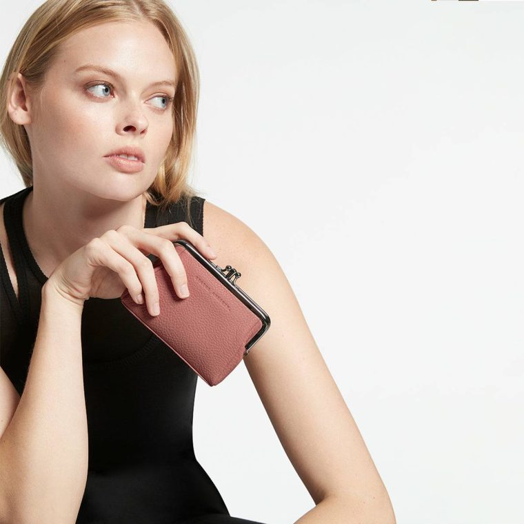 Women Small Status Anxiety Volatile Wallet - Dusty Rose Dusty Rose - Image 5