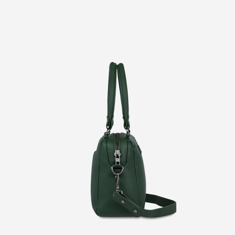 Women Status Anxiety Green Mini Mountains Bag - Green Handbags - Image 4