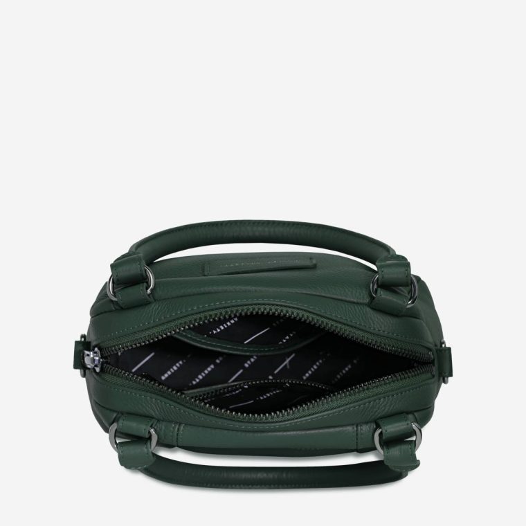 Women Status Anxiety Green Mini Mountains Bag - Green Handbags - Image 5