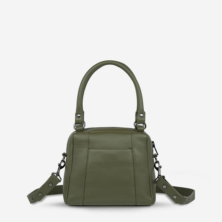 Women Status Anxiety Khaki Handbags Mini Mountains Bag - Khaki - Image 2
