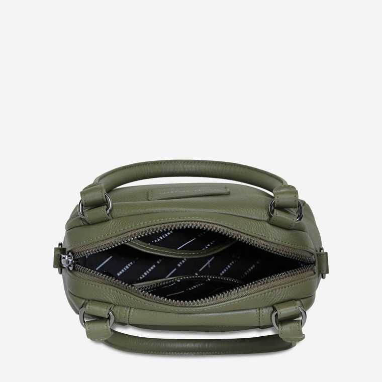 Women Status Anxiety Khaki Handbags Mini Mountains Bag - Khaki - Image 5